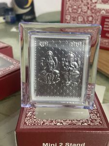 Lakshmi Ganesha Silver Plated Showpiece