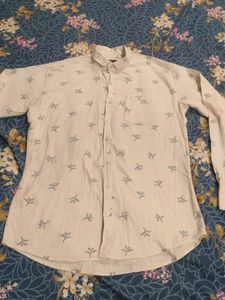 Printed White Shirt For Men
