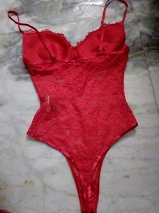 Hot Red Body Suit