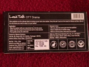 NYKAA False Eyelashes ( Lash Talk OTT Drama)