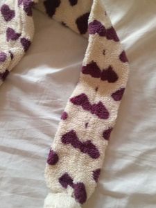 Heart Print Kids Scarf
