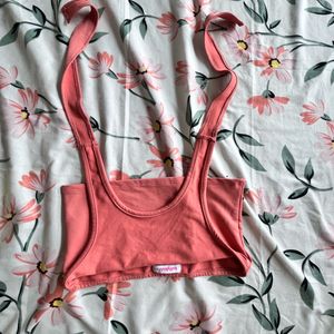 Cute Coral Crop Top
