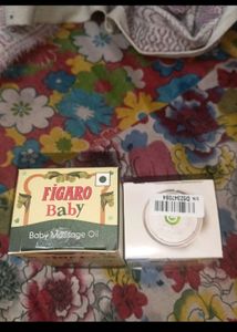 figaro baby massage oil amd Garnier serum cream..