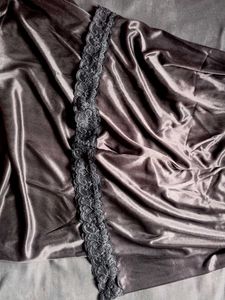 Satin Lace Lingerie Set