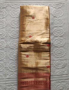 Trending Luxury Golden tissue silk Saree