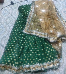 Beautiful Green Saree