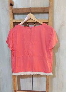 Orange Colour Top Size-38