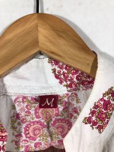 Off White Printed Kurta (Women’s)