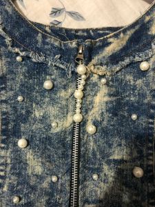 Zip Denim Jacket.