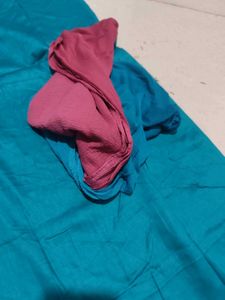 Festive Cotton Dress Material Suit