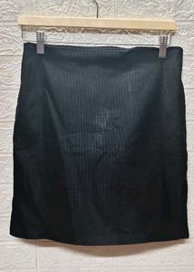 Black Mini Formal Skirt