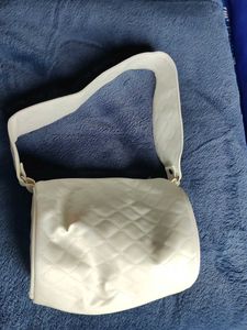 Stylish White Hobo Bag