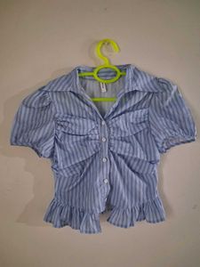 Pinterest Striped Y2k/ Office Siren shirt