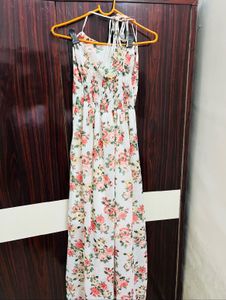 Flair Floral Ruched Dress