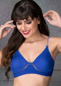Non-Padded Non-Wired Bra with Detachable Strap