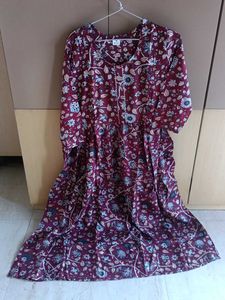 Maternity Cotton Gown for Women