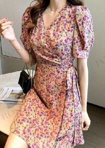 Floral Wrap Dress