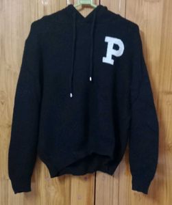Black 'P' Hoodie
