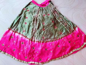 बांधनी लहंगा चोली