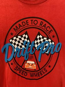 Red &#34;Drift Pro&#34; Graphic Tee