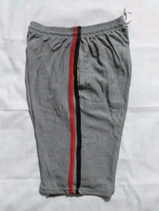 Gray Knit Lounge Shorts