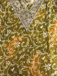 Lime Green Color Suit Set With XL Size