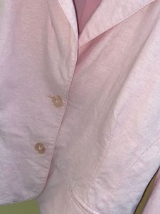 Pink Cropped Blazer
