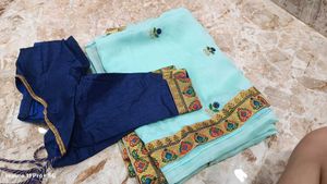Elegant Embroidered Saree