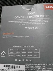 Levi&#39;s Style 010  White Colour Comfort Boxer Brief