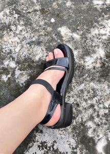 Black Platform Sandals