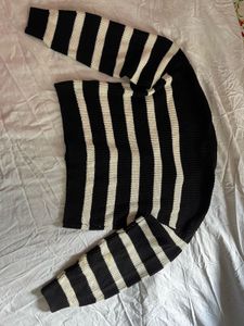 Striped Knit Cardigan