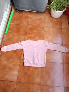 Pink &#39;Blessed&#39; Long Sleeve Top