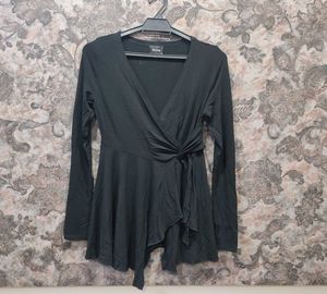 Asymmetric Wrap Style Top/Dress