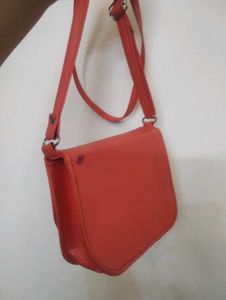 Coral Peachy Sling Bag
