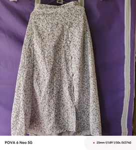 Floral Print Skirt