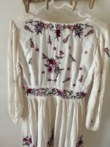 Boho Embroidered Maxi Dress