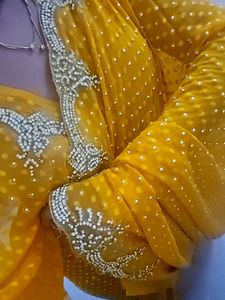 Elegant Yellow Saree