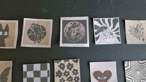 10 PCs Of Journal Stickers