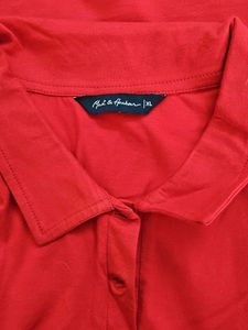 Red Polo Shirt Dress