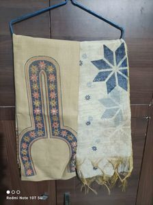 Unstitched Pure Khadi Cotton Kurti And Dupatta