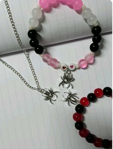 Spiderman Bracelet And Necklace