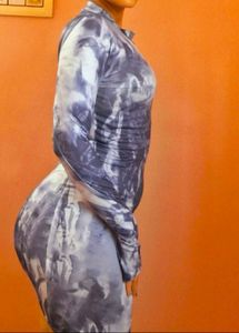 Tie-Dye Bodycon Dress