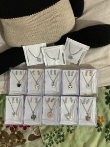 Necklace Charm Chain with adorable earrings