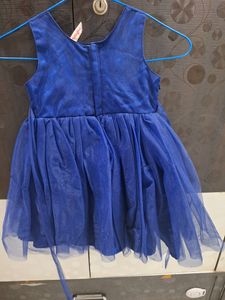 Party Wear Frock With Heavy Frill
