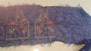 Organza Saree With Blouse Piece
