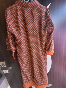 Woman straight Colar Kurta For Daily Wear