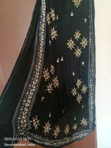 Black Printed Dupatta
