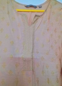 Elegant Beige Ethnic Kurta