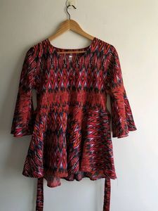 Beautiful Ikkat Printed Top