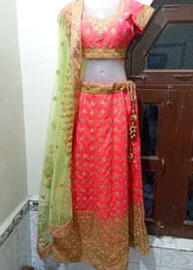 Lehnga With Blouse And Dupatta